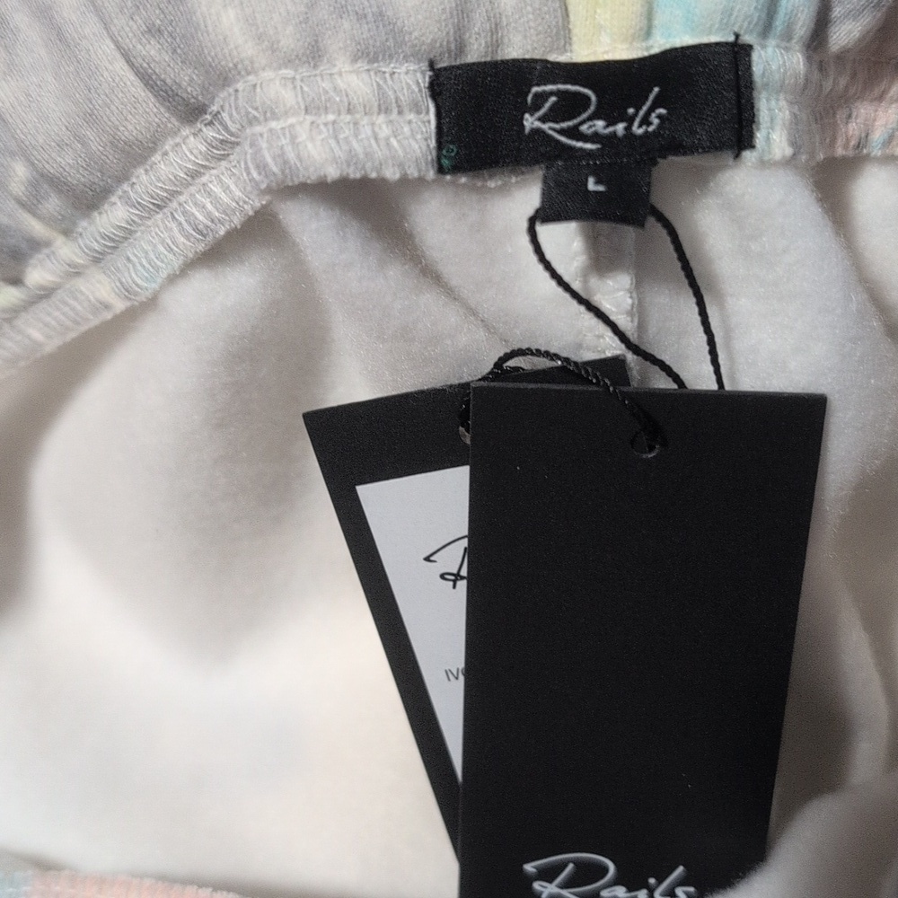 NWT Rails | Simo Sweatpant In Ivory Pastel Marble - Picture 7 of 15